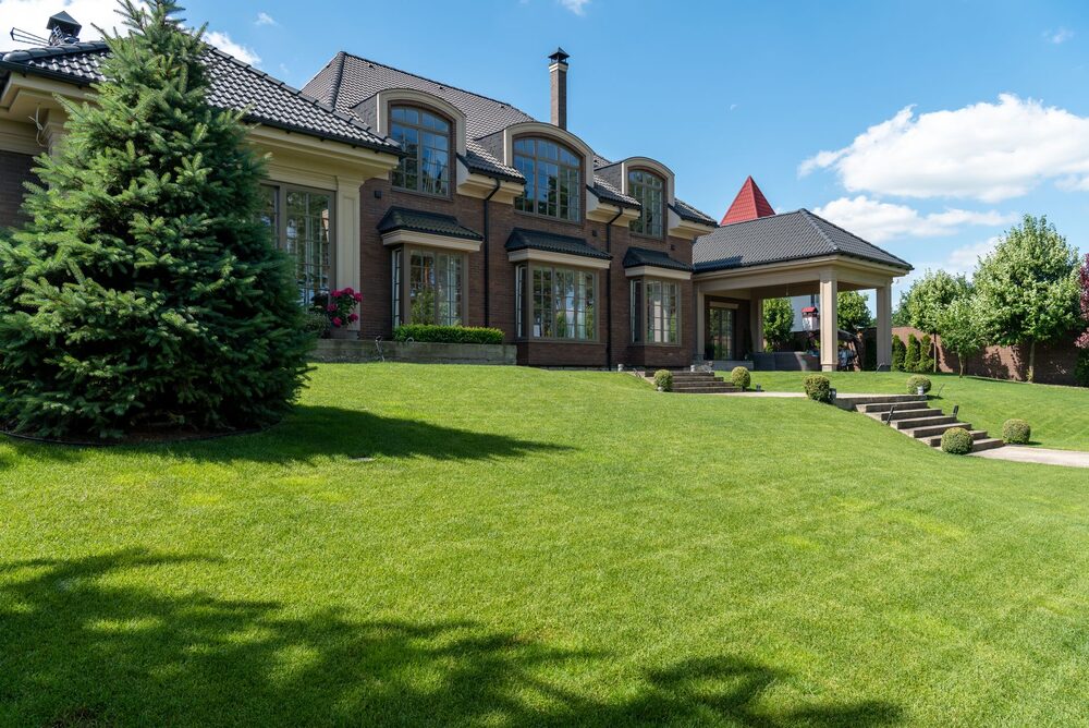 Residential street in Sherwood Park