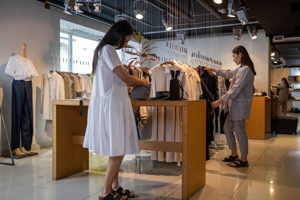Retail store interior in South Edmonton Common