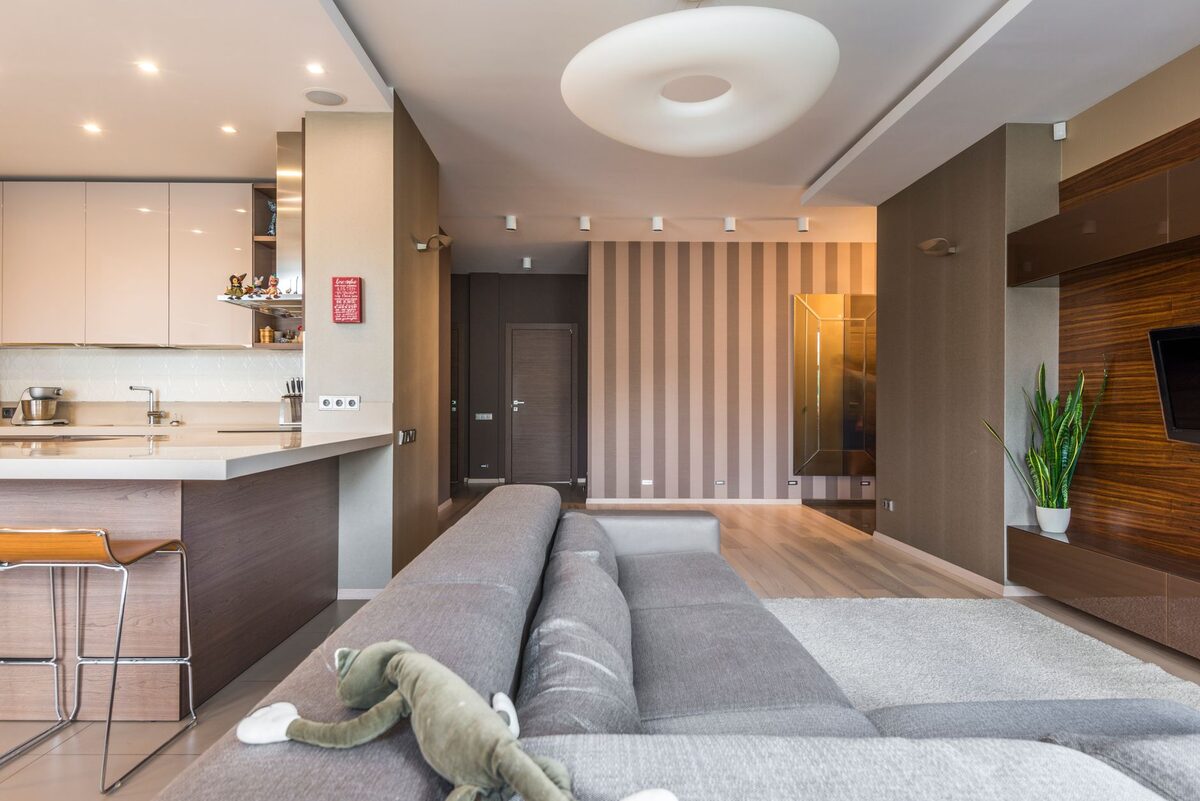 Bright modern home interior in Windermere